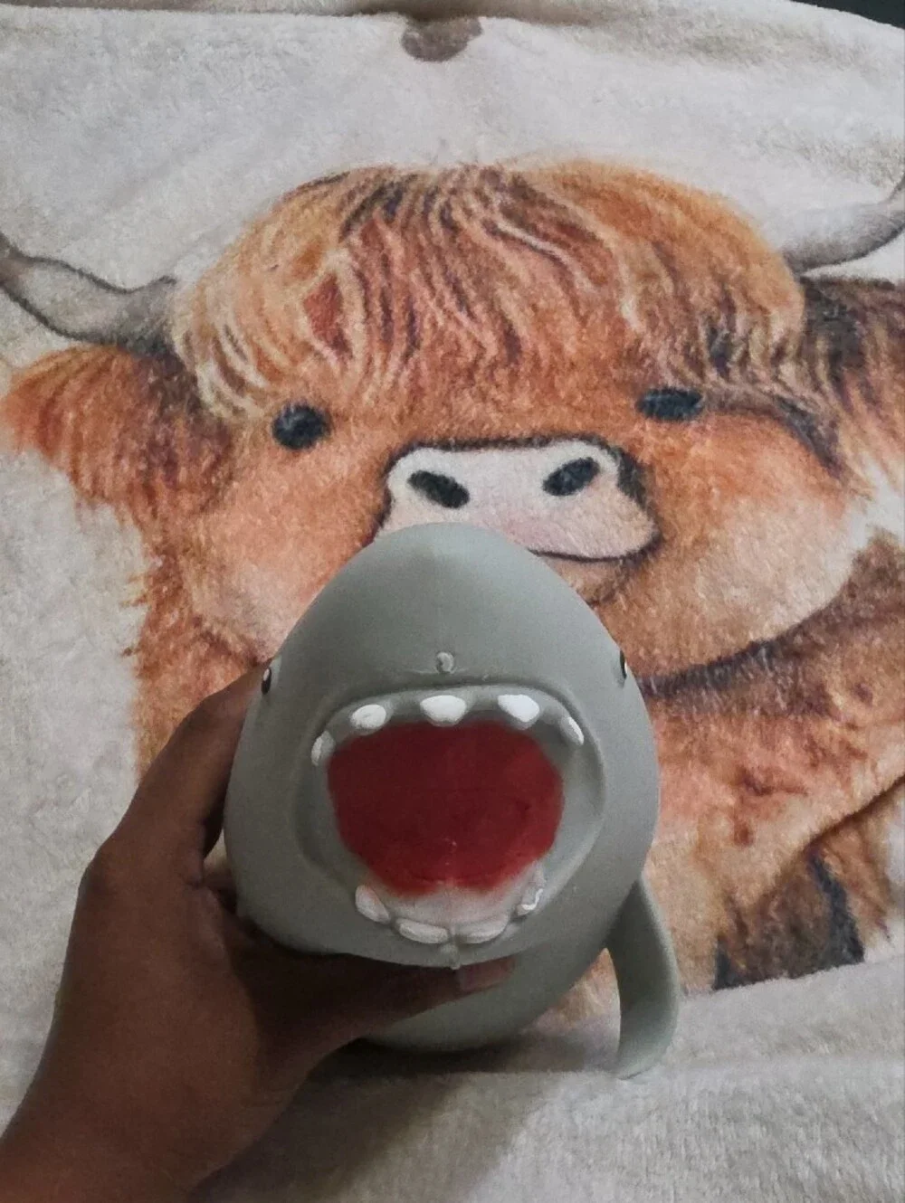 Gray Shark Jumbo Squishy
